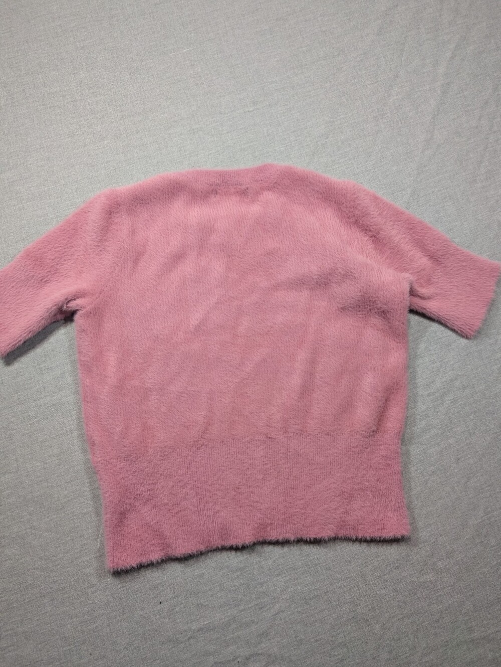 Bailey 44 Fuzzy Knit Sweater Pink size M